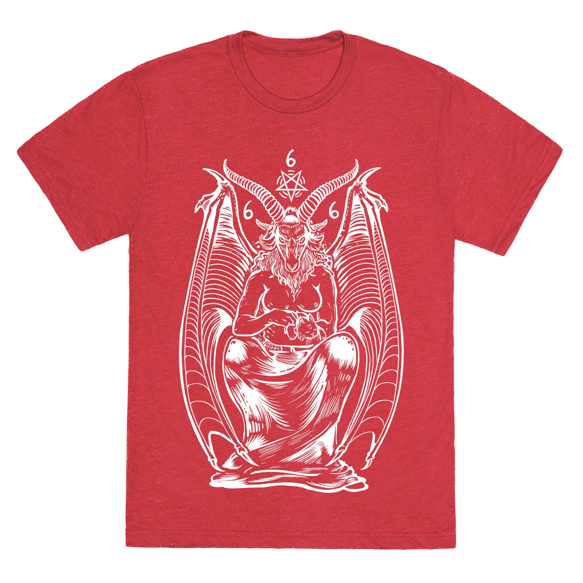 Pet Cats. Hail Satan. Unisex Triblend Tee